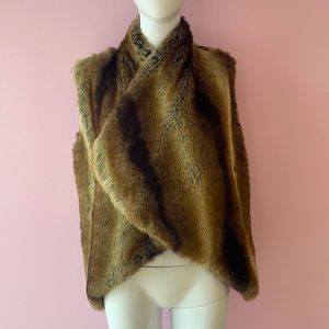 Faux fur vest